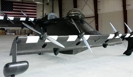 A Pivotal aircraft in a hangar