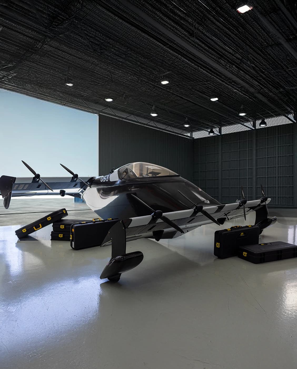 Logistics resupply pivotal aircraft