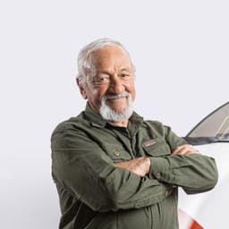 Pivotal customer John Chirtea poses in front of aircraft